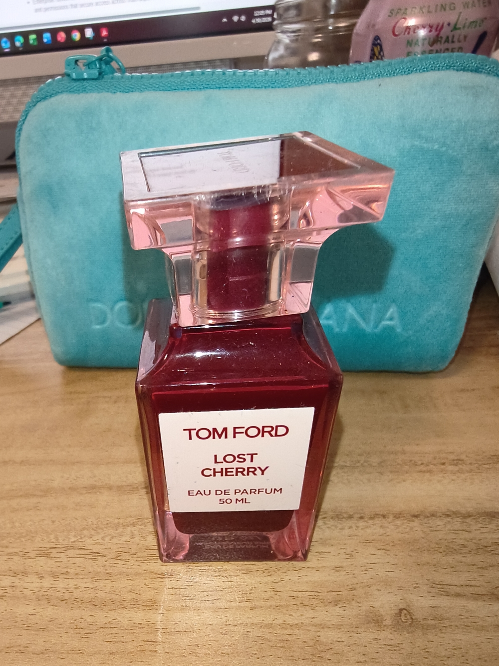 Tom Ford Lost Cherry Bottle in Deep Red Glass
